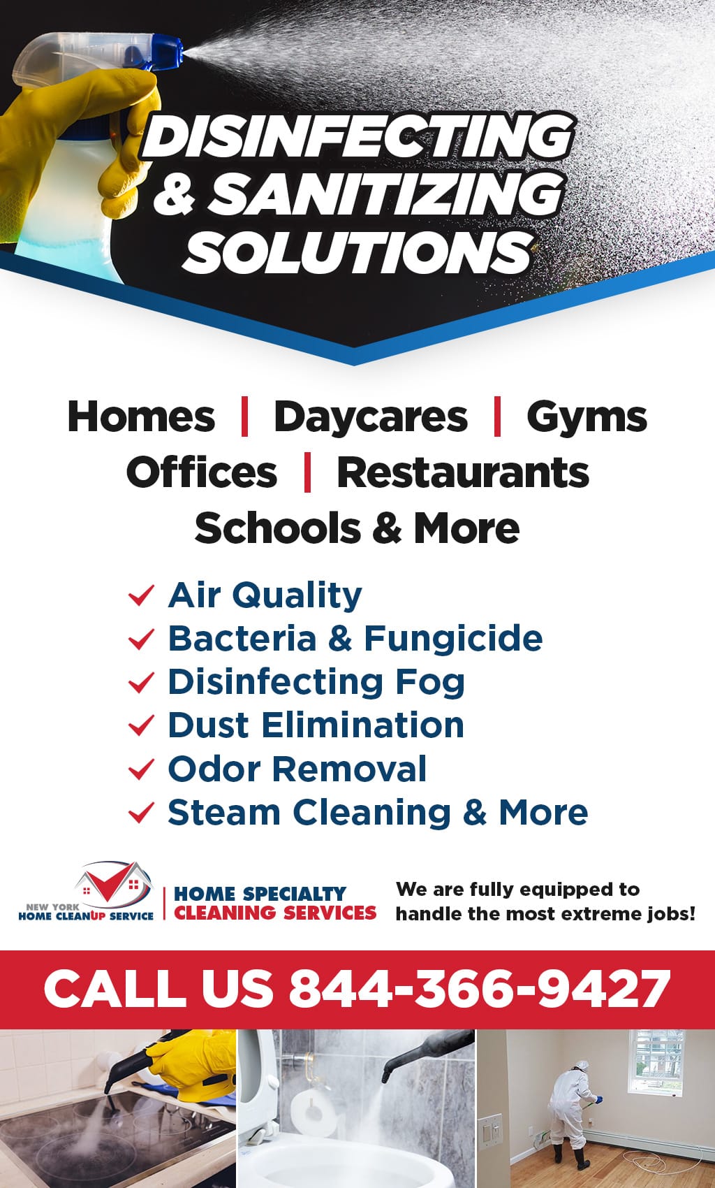New York, NY. and Tri-State Area Deep Cleaning and Disinfecting and Sanitizing Service